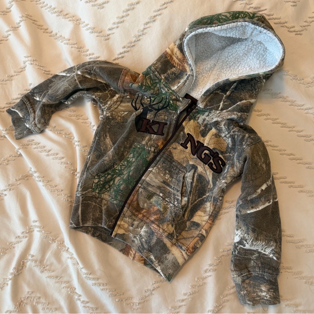 Baby Camo Zip-Up Hoodie
